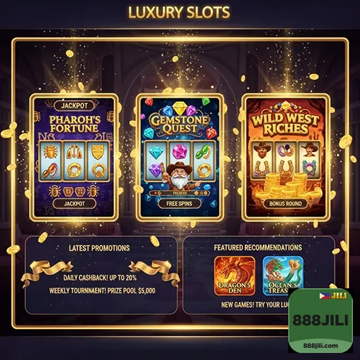 888jili luxury slots promotions